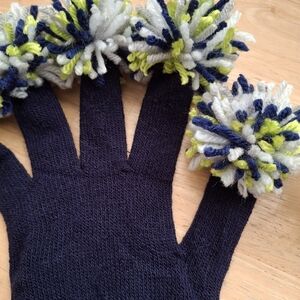 Spirt Cheer Pompom Gloves Seahawks